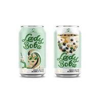 Lady Boba Grass Jelly Bubble Tea